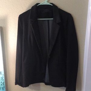 Pinstripe blazer!